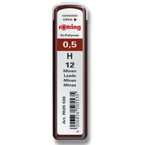 Náhradní tuhy do mikrotužky H-0,5 mm 12 kusů (tuha) ROTRING