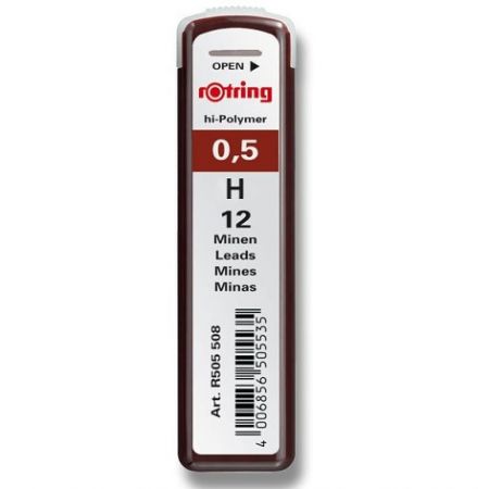 Náhradní tuhy do mikrotužky H-0,5 mm 12 kusů (tuha) ROTRING