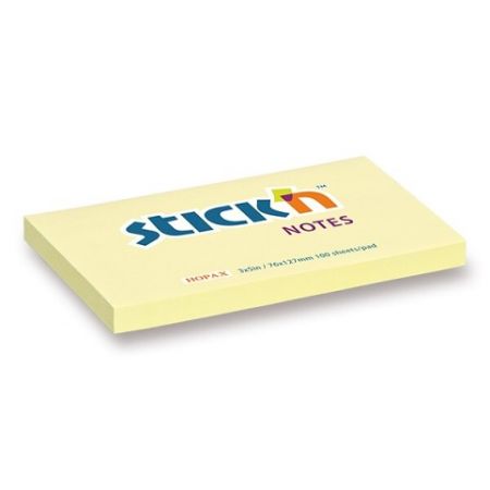 Bloček HOPAX 76x127mm žlutý