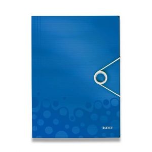 Spisové desky WOW,3 chlopně s gumičkou modré