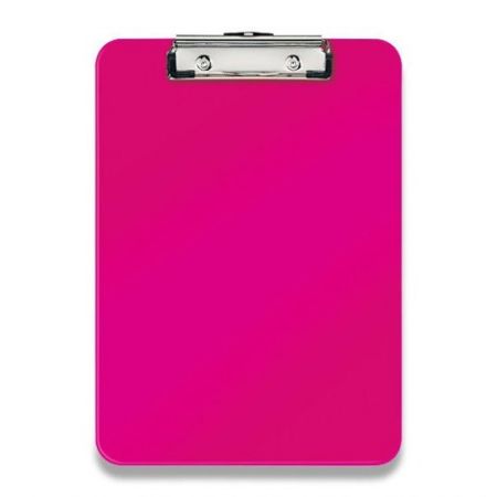 Psací podložka WOW s klipem A4 růžová
