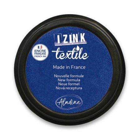 Razítková poduška na textil Aladine Izink modrá
