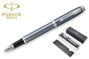 PARKER ROYAL IM Blue Grey CT plnicí pero Hrot F (plnící) PP