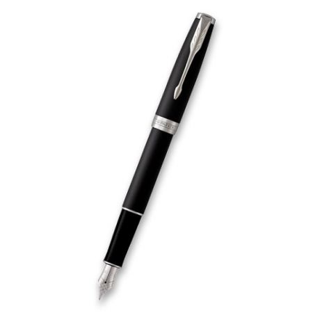 PARKER ROYAL SONNET Matte Black CT plnicí pero Hrot M (plnící) PP