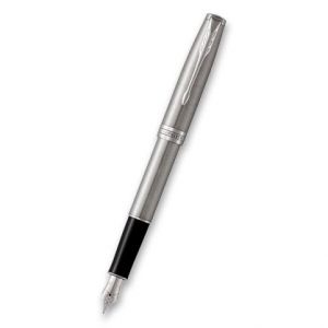 PARKER ROYAL SONNET Stainless Steel CT plnicí pero Hrot F (plnící) PP