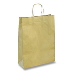 Papírová taška AMBAR Kraft L mix 3 barev