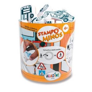 Razítka ALADINE StampoMinos Dopravní prostředky 28ks