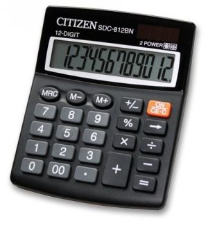 Kalkulačka stolní CITIZEN SDC-812NR (kalkulátor stolní)