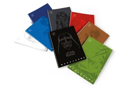Školní sešit Pigna Monocromo Star Wars A4, linkovaný, 40 listů
