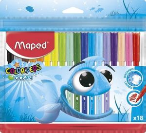 Dětské fixy Maped Color&sbquo;Peps Ocean 18ks 