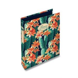 4kroužkový pořadač Pigna Nature Flowers A5, 35 mm, mix motivů 