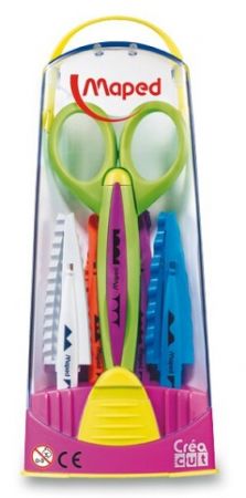 Umělecké nůžky Maped Créa Cut + 5ks náhradních čepelí, mix dekorů