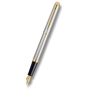 WATERMAN Hémisphére Stainless Steel GT plnicí pero Hrot F (plnící)