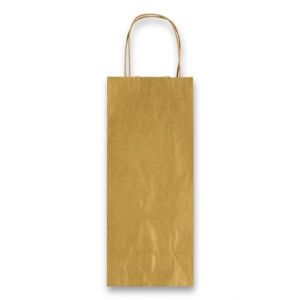 Papír. taška SADOCH Allegra zlatá, na láhve