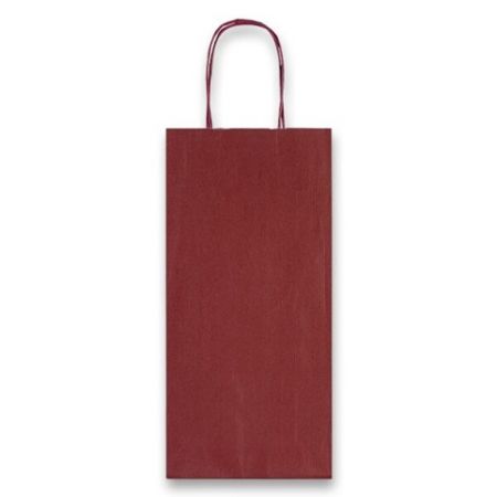Papírová taška SADOCHAllegra tm.červená, na láhve