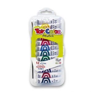 Temperové barvy Toy Color 12 barev, tuba 7,5 ml