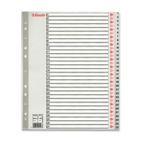 Rozlišovač Esselte Maxi 1 - 31, 31 listů