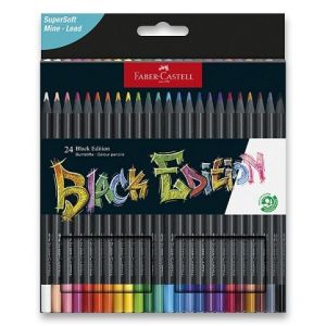Pastelky Faber-Castell Black Edition 24 barev