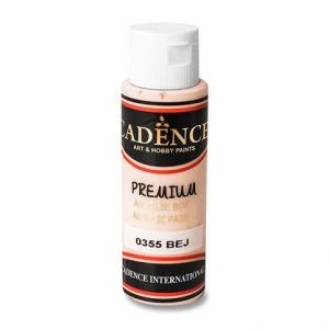 Akrylové barvy Cadence Premium 70 ml, béžová