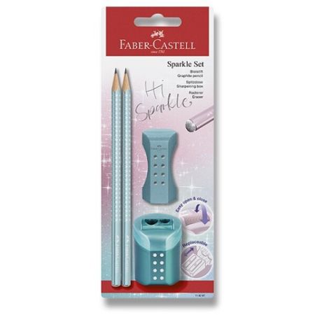 Grafitová tužka Faber-Castell Sparkle Cosmic Ocean set 4 ks