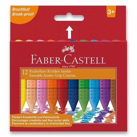 Pastelky Faber-Castell Plastic Colour Jumbo 12 barev
