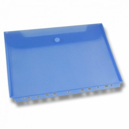 Spisovka závěsná FolderMate Clear modrá, A4