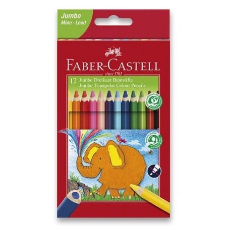 Pastelky Faber-Castell Extra Jumbo 12 barev