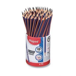 Grafitová tužka Maped Black'Peps Navy tvrdost HB, stojánek 72 ks