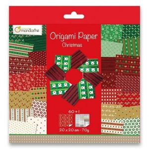 Sada papírů Clairefontaine Origami Christmas 2 60 listů
