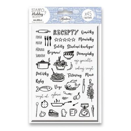 Razítka Stampo Hobby - Moje recepty 52 ks