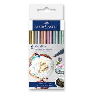 Popisovač Faber-Castell Metallics 6 barev