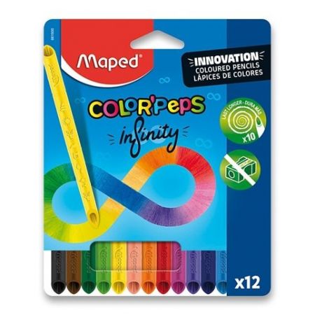 Pastelky Maped Color'Peps Infinity 12 barev