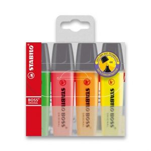 Zvýrazňovač stabilo Boss Original 4ks
