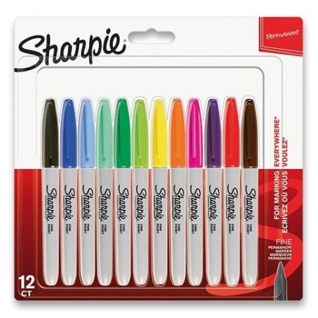 Permanentní popisovač Sharpie Fine sada 12ks
