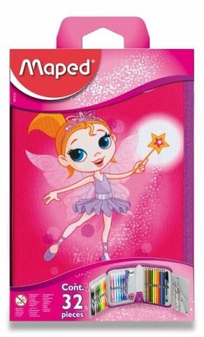 Penál 1-patro plněný Maped Tatoo motiv Fairy