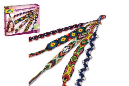 Kreativní sada Náramky přátelství v krabičce 18,5x17x4cm