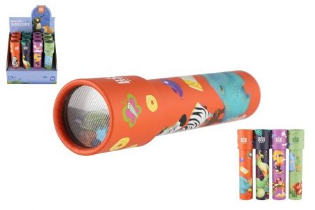 Kaleidoskop - Krasohled Zvířata papír 19cm 4 barvy