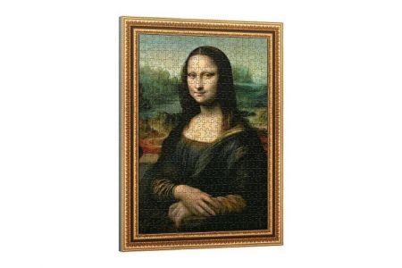 Puzzle deskové ArtFrame: Mona Lisa, Leonardo da Vinci 40x55,5cm 500 dílků ve fólii