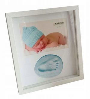 Dřevěný rámeček galerie s hlínou 10x15 cm CI13