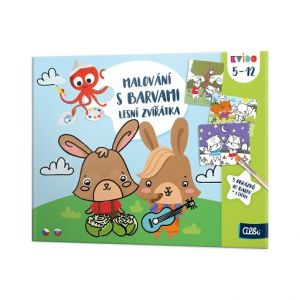 ALBI Kvído - Malování s barvami:  Lesní zvířátka