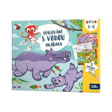 ALBI Kvído - Malování s vodou:  Mláďata