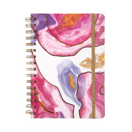 ALBI Kroužkový zápisník - Růžová abstrakce