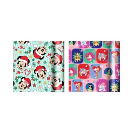 ALBI Dárkové papíry - 2 m × 70 cm - Vánoční Disney