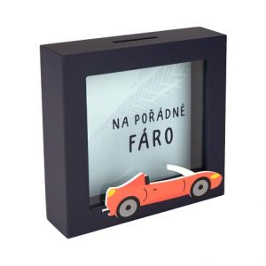 ALBI 3D pokladnička v  rámečku - Pořádné fáro