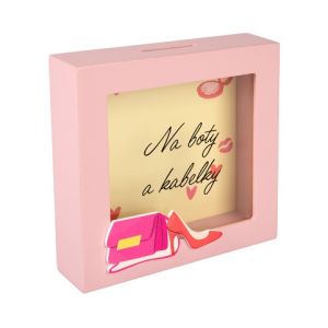 ALBI 3D pokladnička v  rámečku - Boty a kabelky