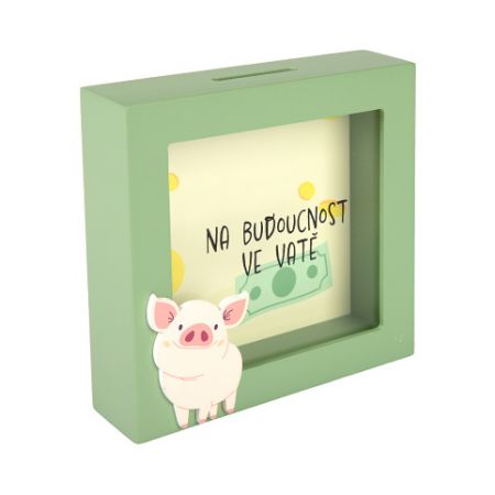 ALBI 3D pokladnička v rámečku - Budoucnost ve vatě