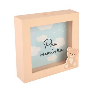 ALBI 3D pokladnička v  rámečku - Miminko