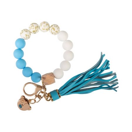 ALBI Me to You klíčenka - Modré korálky