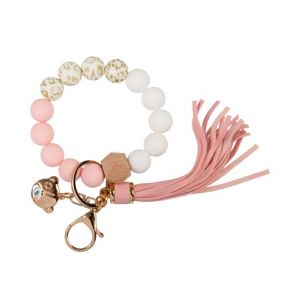 ALBI Me to You klíčenka - Růžové korálky