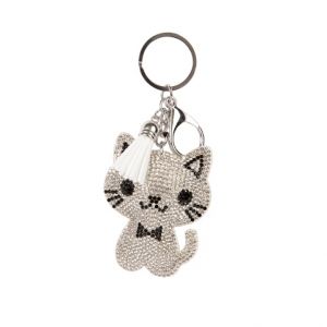 ALBI Štrasová klíčenka - Kočka